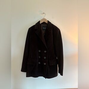 NWOT Madewell Suede Jacket